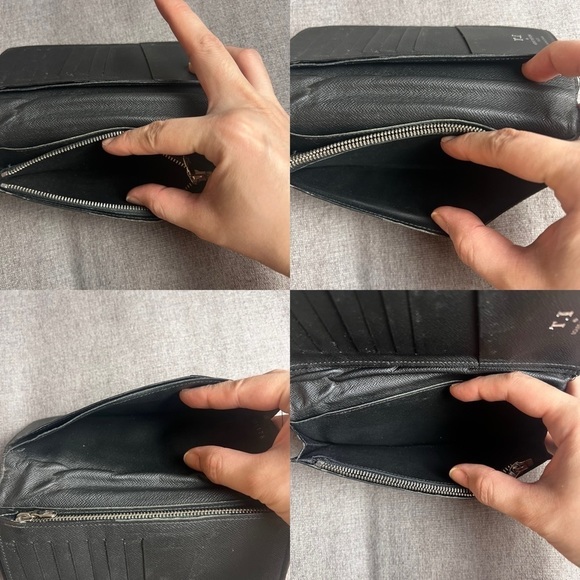 Louis Vuitton Black Checkered Wallet - Picture 6 of 11